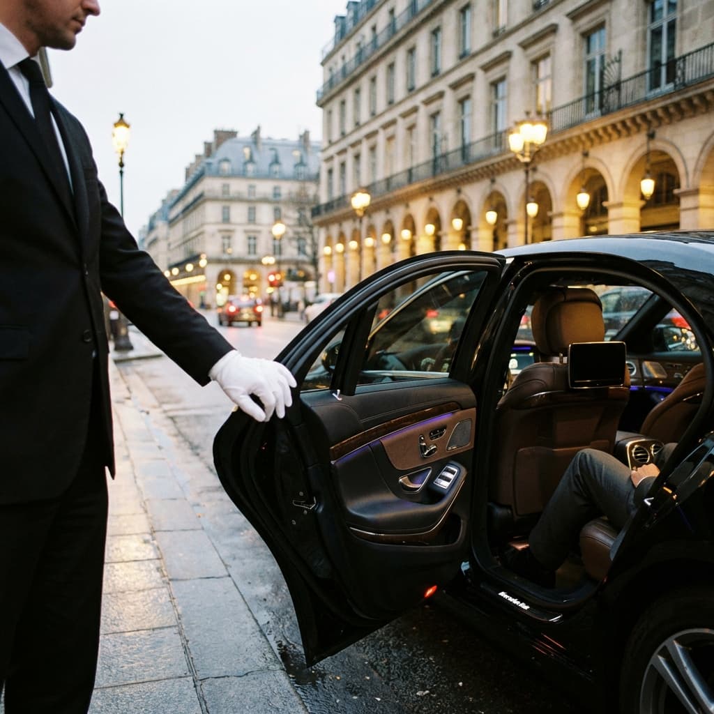 Chauffeur Opening Door